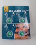 Lampki Led zaciskowe do montażu na linkach do namiotu różne kolory