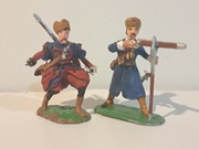 Żołnierzyki PRL pomalowane figurki Polska 17 wiek źywica