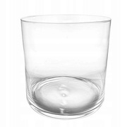 Wazon szklany na kwiaty do aranżacji lasu w szkle cylinder h15 cm