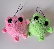 Breloczki z parą żab