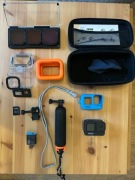 GoPro HERO 9 Black + zestaw akcesoriów - stan idealny