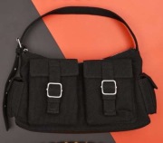 Kup 3 rzeczy zapłać za 2, czarna torba torebka do reki kieszenie