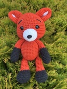 Lisek, lis - zabawka, rękodzieło, szydełko, amigurumi