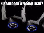 Lampki drzwiowe nissan teana logo