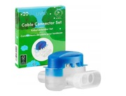 Łączniki Złącze Zaciski kablowe przewodów Wodoodporne 3-biegunowe 20szt