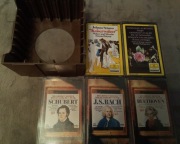 Zestaw pięciu kaset plus organizer modułowy