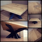 Stolik kawowy w stylu loftowym / rustykalnym