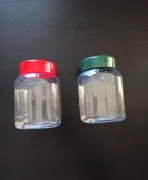Słoiki z nakrętkami 2 szt razem