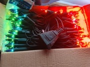 LAMPKI CHOINKOWE TRADYCYJNE 200 ŻARÓWEK, GNIAZDO, MULTIKOLOR RETRO PRL