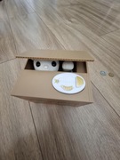 Skarbonka Interaktywna Ruchomy Kotek Złodziej Monet Zasilany Baterie Dzieci