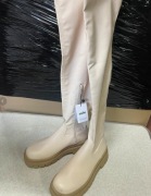 Wysokie Botki damskie rubi vegan 38