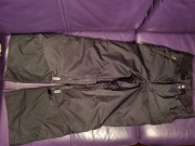 Spodnie narciarskie dziecięce Wed'ze pull'n'fit, czarne, pas do 62cm