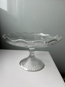 PATERA talerz do ciasta na nóżce lata 70-te XX wieku