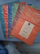 6 zeszytów z serii "Śpiewamy i tańczymy" PWM lata'50.