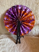 Afrykański ręcznie robiony wachlarz z Ghany