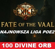 100x Divine Orb Path of Exile 2 Fate of the Vaal / Last of the Druids PoE 2