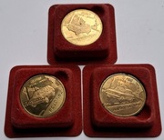 Numizmaty wyprodukowane w mennicy polskiej cena za zestaw 3 monet