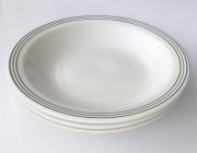 Porcelana Lubiana 3 x Talerz Głęboki sygn 1969