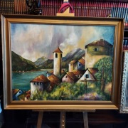 " Deszcz - Dalmacja" Obraz na płótnie