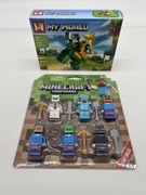 Zestaw klocków my world seria minecraft figurki