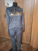 Dres 2 częściowy welurowy 