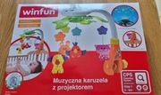 MUZYCZNA KARUZELA DO ŁÓŻECZKA Z PROJEKTOREM POZYTYWKA SMILY PLAY