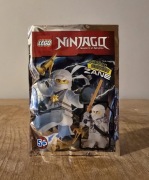Lego Ninjago 891507 Titanium Ninja White Zane saszetka minifigurka unikat