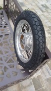 Nowe koło tylnie tył MZ ETZ 150 125 DDR zabytek rarytas felga obręcz opona