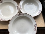 Trzy duże porcelanowe tależe KOŁO