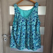 Tankini Bonprix 46/48 TURKUS GRANAT usztywniane miseczki – LATO,PLAŻA,BASEN