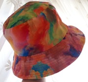 Kapelusz dwustronny kolorowy, czapka rybacka, bawełna + poliester