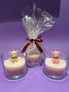 Świeczka sojowa wykonana z naturalnego wosku sojowego 