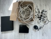 Monitoring, zestaw, nagrywarka, dekoder, kamera x 9