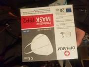 Maska Ochronna FFP2 20 sztuk biała pakowana INDYWIDUALNIE