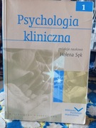 PSYCHOLOGIA KLINICZNA część 1  Helena Sęk
