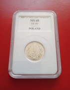 1 zł 1975 r, bzm grading PCG MS 68