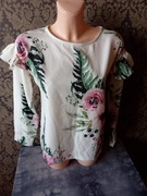 bluzka damska w kwiaty