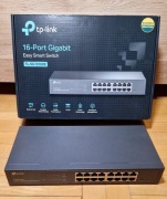 Switch TP-Link Easy Smart TL-SG1016DE zarządzalny 16 portów Gigabit