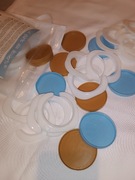 Zestaw 18 pokrywek na jogurt 