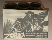 ZORRO, w 6 częściach , do projektora "ANIA"