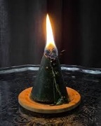 Świeca ziołowa bezknotowa „ Wiedźmowe Ognisko”