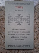 Lew Tołstoj - Aforyzmy. Biblioteczka Aforystów