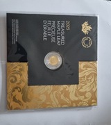Kanadyjski Liść Klonowy Treasured 1/10 oz Limitowany