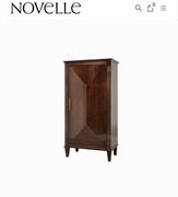 Novelle komoda model Elis orzech wysoki połysk 