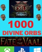 1000 DIVINE ORBÓW POE 2 THE LAST OF THE DRUIDS NOWA LIGA FATE OF THE VAAL