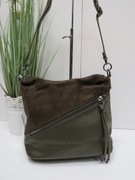 Wygodna listonoszka khaki DAVID JONES I-662