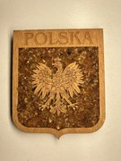 „orzeł” bielik drewniane sklejka godlo polski z ??