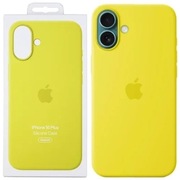 Silikonowe etui Apple iPhone 16 Plus z MagSafe - Star Fruit (żółte)