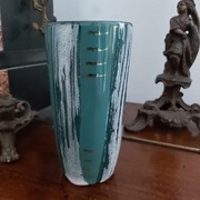 Vintage-wazonik sygnowany lata60te Strehla Keramik