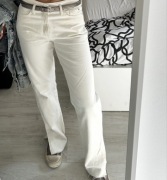 Spodnie z Zara w rozmiarze 34, założone kilka razy